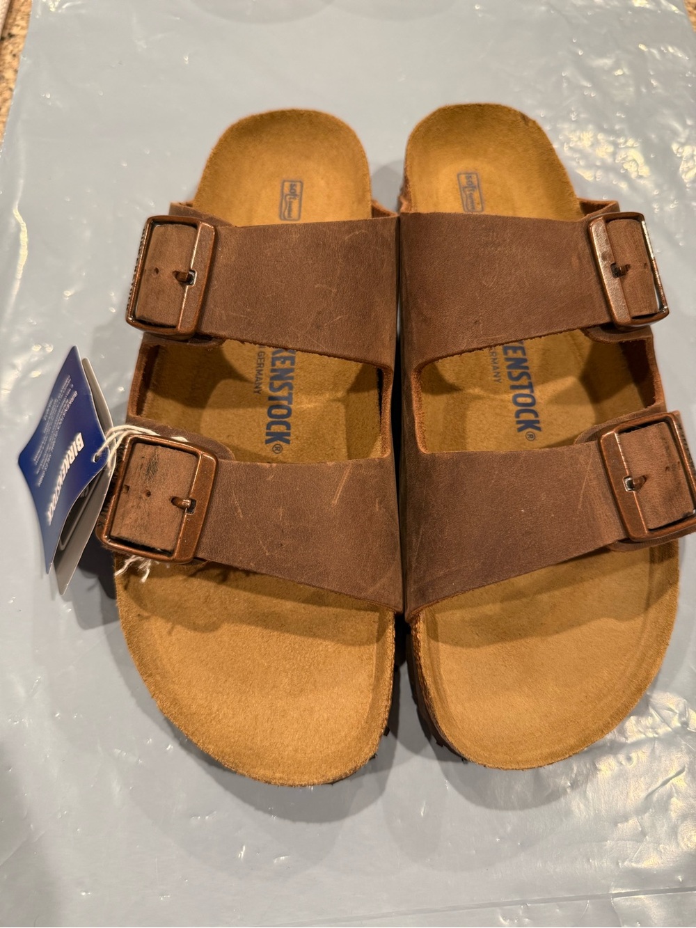 Birkenstock Arizona habana Two-Strap Sandal - Brown sfb size 40